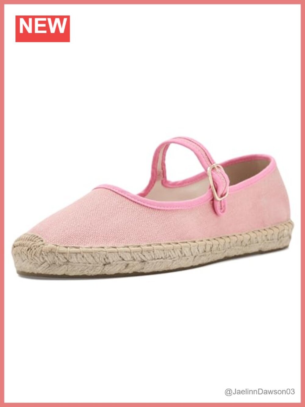 Soludos Women's Mary Jane Espadrille Flats Cotton Jute Sole